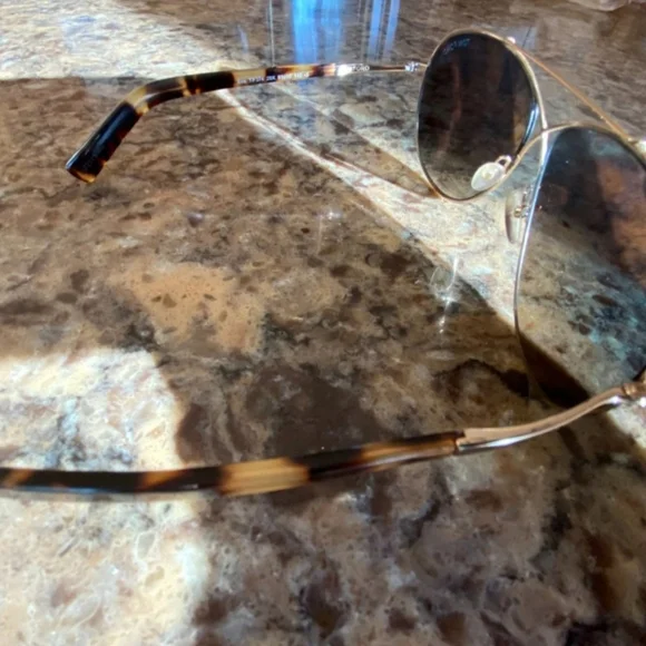 Tom Ford Ava Gold Aviator Sunglasses - Picture 5 of 5